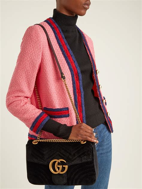 gucci velvet cross body bag|gucci crossbody bag outlet.